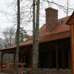 Back Porch Reclaimed Timbers Beams