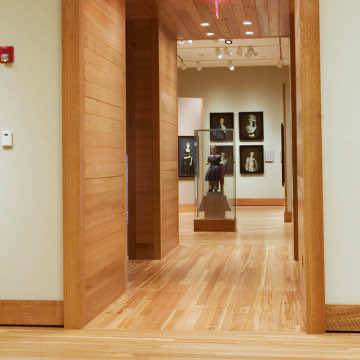 Heart Pine Flooring at Guyton Gallery