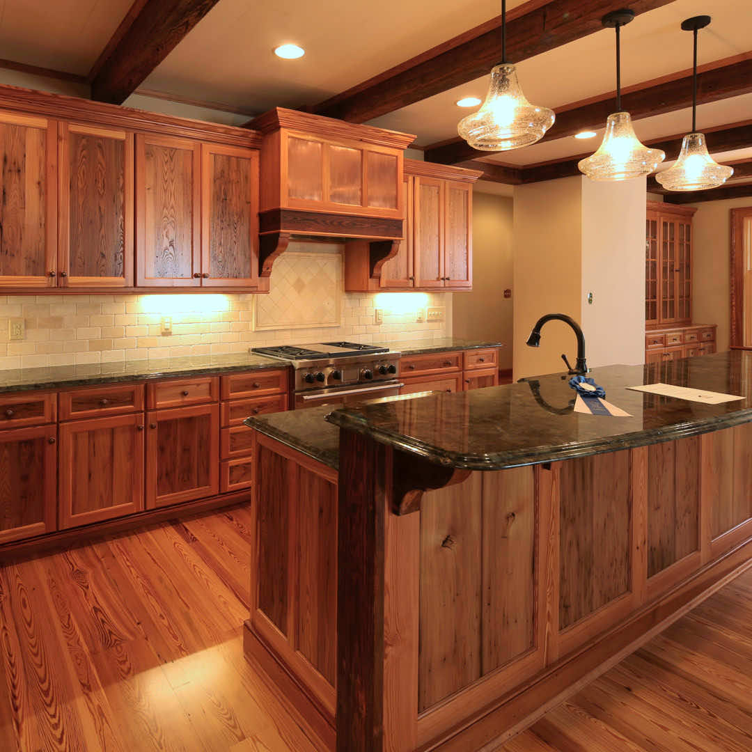 Custom Reclaimed Wood Kitchen and Breakfast Nook Rare Wood Showcase