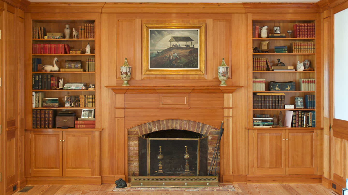 Winery using antique reclaimed large heart pine wood beams