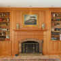 Select Edge Grain Heart Pine Cabinetry & Shelving Rare Wood Showcase