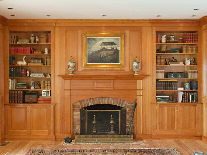 custom mill fireplace mantel shelf