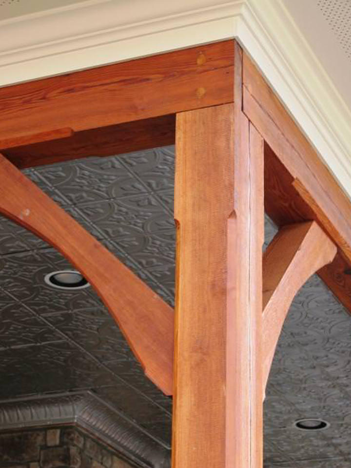 Richmond Symphony House Porch Beams