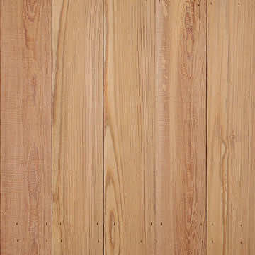 Rouch Sawn Original Finish Heart Pine with even thickness