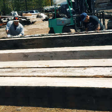 Tour of E.T. Moore lumber yard