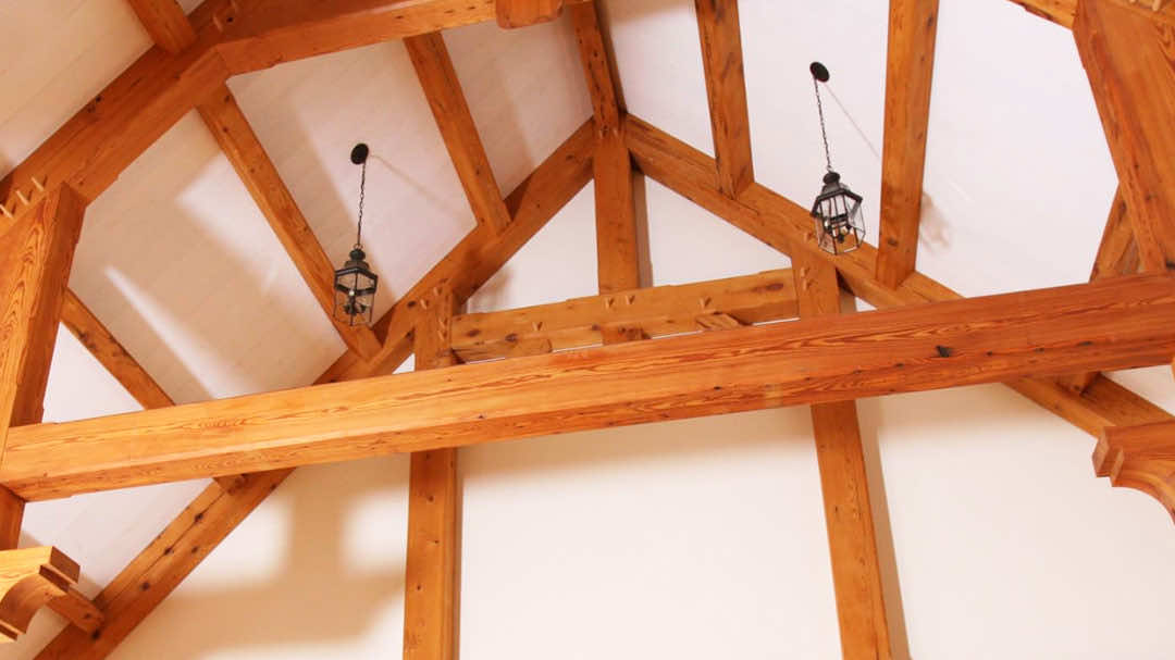 Old Rustic Heart Pine Beams