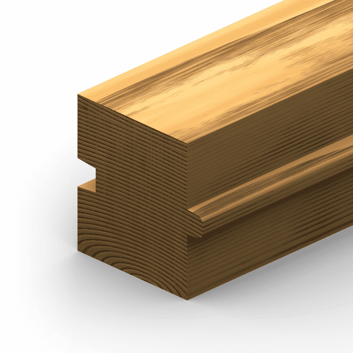 ETM-108 1/2” Tongue & Groove Moulding Profile